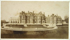 Lockerley Hall ca. 1880 (view from rear garden)