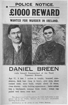 Wanted Poster for Dan Breen