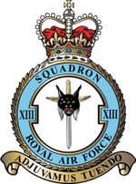 No. XIII Squadron RAF - Squadron Badge