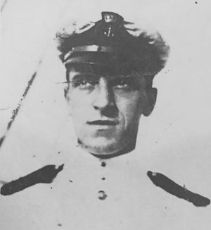 Watkin in naval uniform