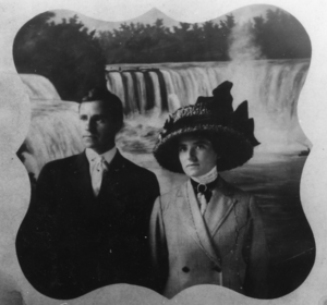 Elias and Gertrude Honeymoon