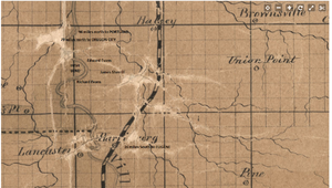 Donation Land Claims on the Willamette at Irish Bend