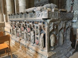 Durham Cathedral - Tomb of John Neville and Maud Percy