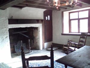 Hearth in the cellar of Samuel Levis' house