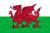 Flag of Wales, UK