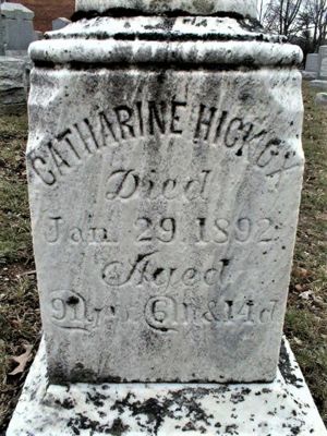 Catharine Williams Hickox Head stone
