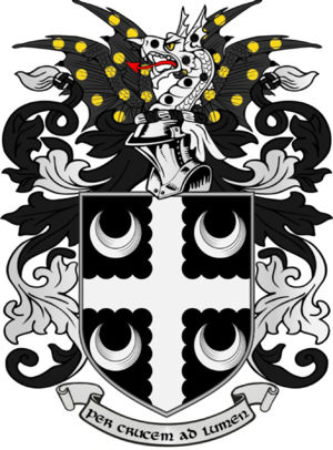 Arms of an unknown descendant of Sir Walter Barnham