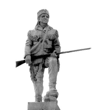 Statue depicting Levi Morgan