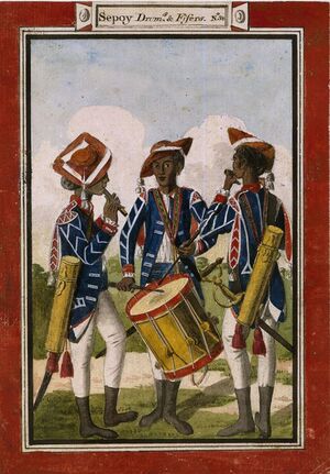 Bengal Native Infantry Fifers and Drummers