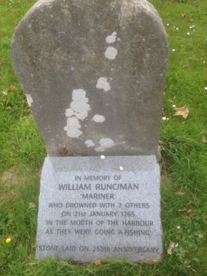 Runciman Family Stone with Commemorative Tablet.