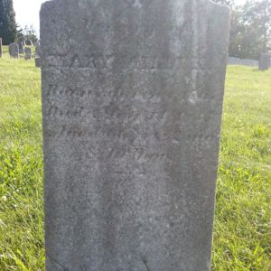 Mary Miller gravestone
