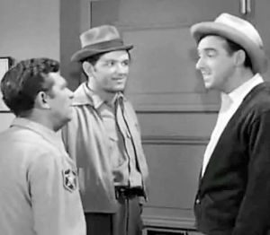 George Lindsey as Goober Pyle on the Andy Griffith Show