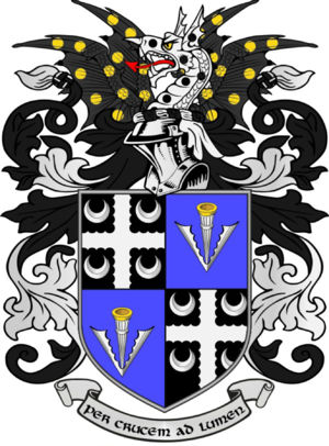Arms of Sir Martin Barnham, kt. (1548-1610)