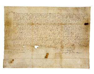 1636 Deed to Andries Hudde and Wolphert Gerritsz for Land  in Nieuw Amersfoort (Flatlands), on Long Island