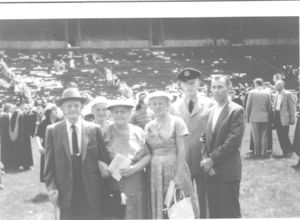 1957 Ohio State University college graduation