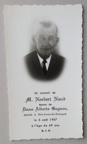 Norbert Azarias Naud Image 1