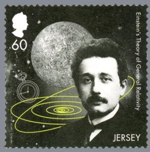 Jersey 2016 Albert Einstein stamp