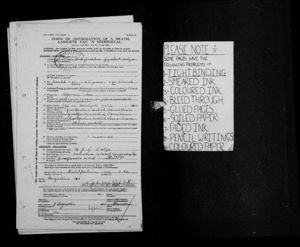 Death Certificate of Dirk Jacobus Gysbert Coetzee.