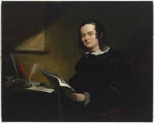 Caroline Chisholm, 1852, painted by Angelo Collen Hayter, Dixson Galleries, State Library of NSW