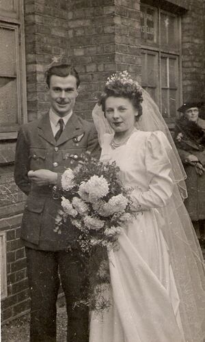 The wedding of Herbert Brown and Doreen Pollard