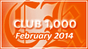 February 2014 Club 1,000