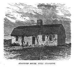 Sarah (Alden) Standish & Alexander Standish's House Built In 1666