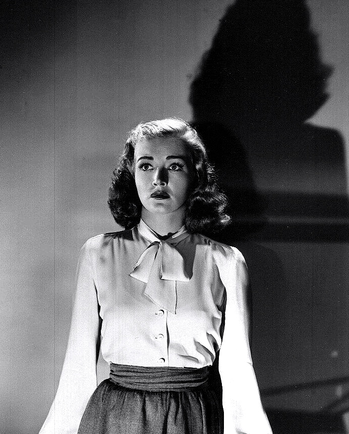 Nina Foch, as Harriet Hobson in the film noir "Johnny O'Clock"