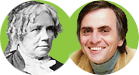 Maria Mitchell and Carl Sagan