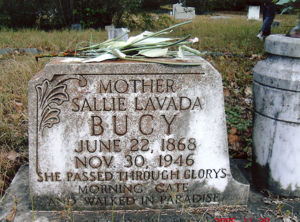 Grave of Sallie Burch