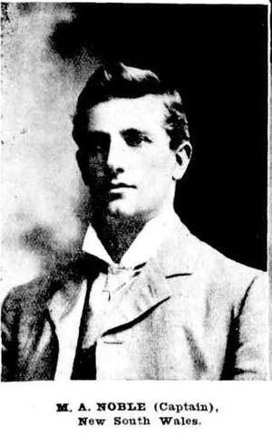 M. A. Noble (Captain) New South Wales