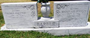 Grave of Elmer and Madge Barber