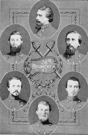 Officers of the 58th Regiment
