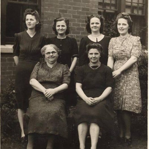 Martha Dolan Wright and daughters Veronica, Nancy, Catherine, Mary and Martha