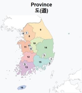 provinces south korea map with cities South Korea Provinces provinces south korea map with cities