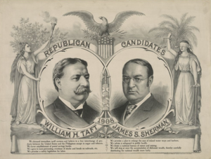 Taft Sherman Campaign Poster
