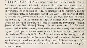 Richard Marshall, Jr. Bio