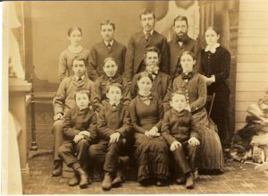 John Ball & Mary-Ann Forrester and 11 children