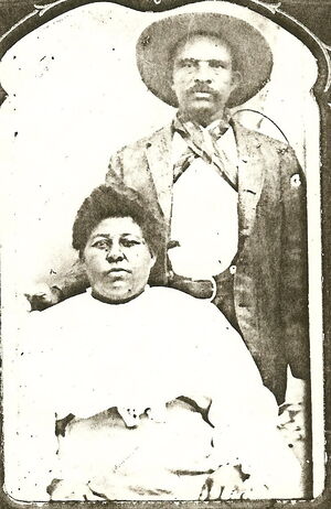 Jessie Hearne & wife Azalene Dawson