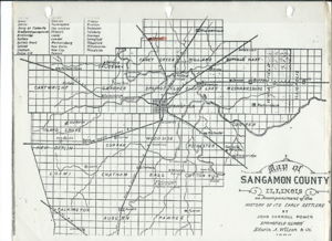 Sangamon County Map