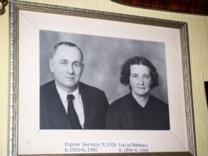 Eugene Gervais and Lucia (Nadeau) Gervais