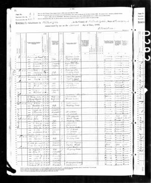 Solomon Trainor 1880 Philadelphia census