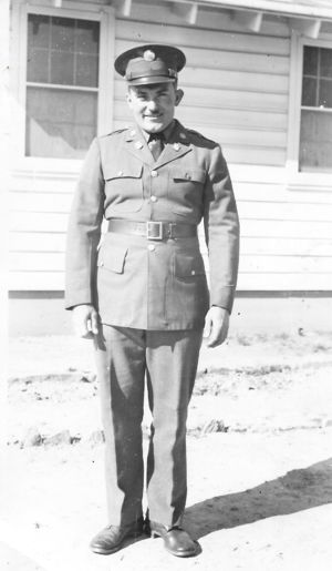 Walt Beyer in uniform