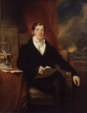 Sir Thomas Stamford Bingley Raffles, oil on canvas 1817 NPG 84 © National Portrait Gallery, London (permission to use on this site)