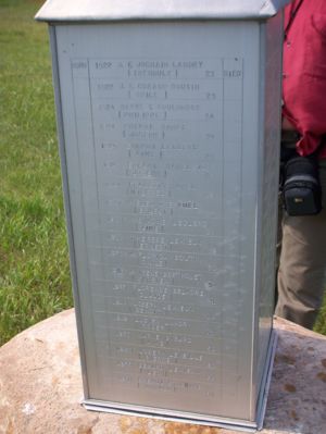 Memorial marker to children in unmarked graves