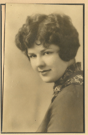 Jacqueline Francis, High School Graduation, 1929