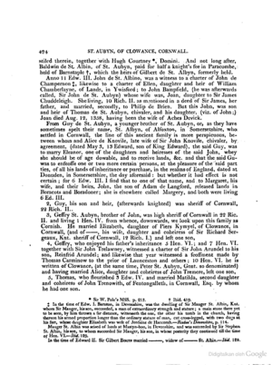 Betham's Baronetage of England (1802) vol. 2, p. 424