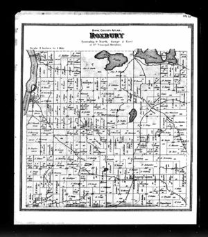 1873 Roxbury Township  Plat Map Sec 30-Pings