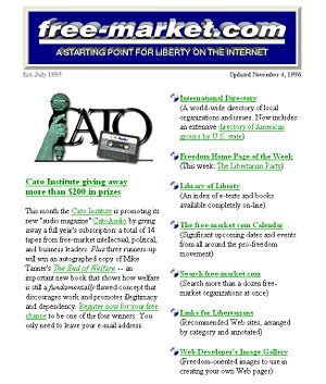 Free-market.com in 1996