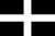 Flag of Cornwall (St Piran's Cross, pre-1838)