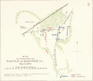 Battle of Hanover Map